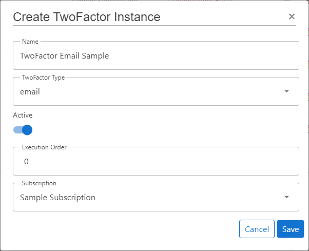 Create Email MFA