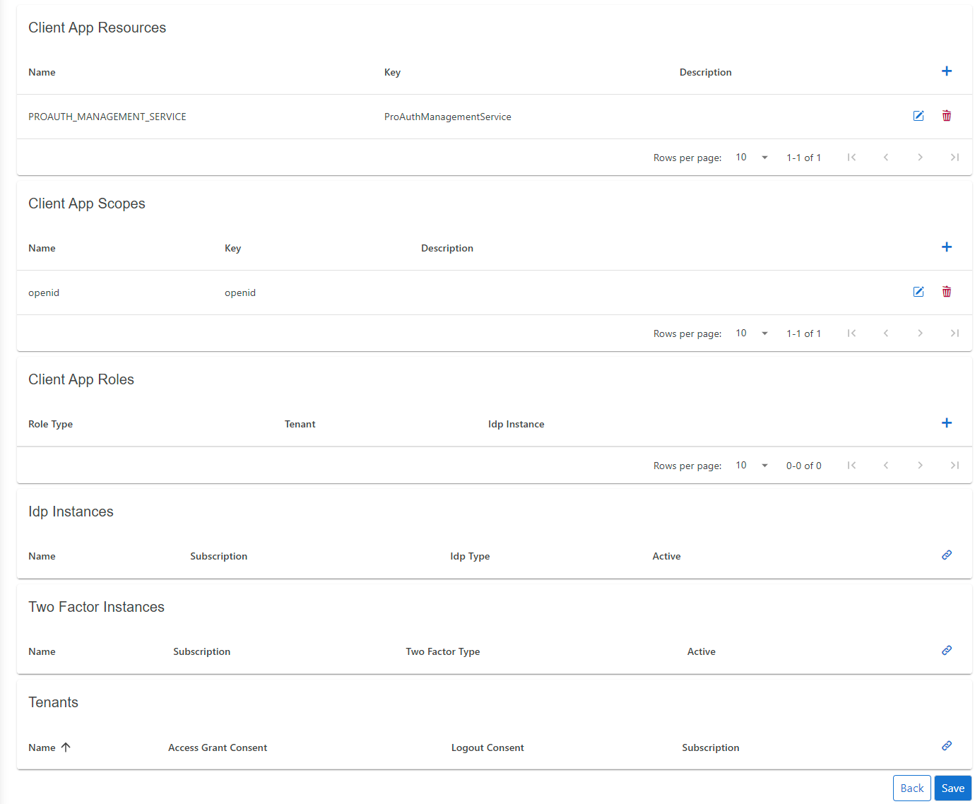 Edit Client Application
